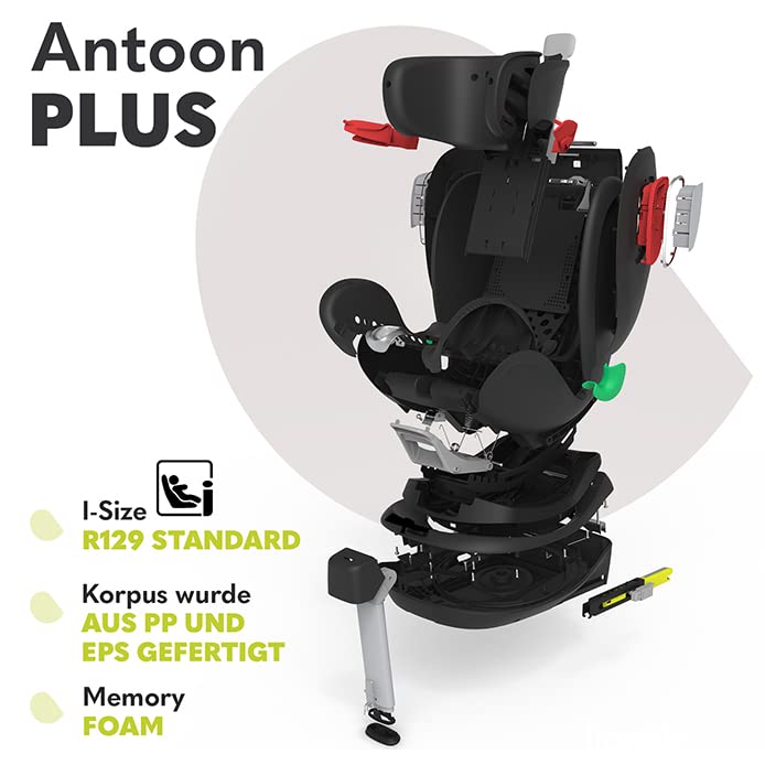lionelo-antoon-plus-i-size-kindersitz-360-40-105-cm-isofix image 8