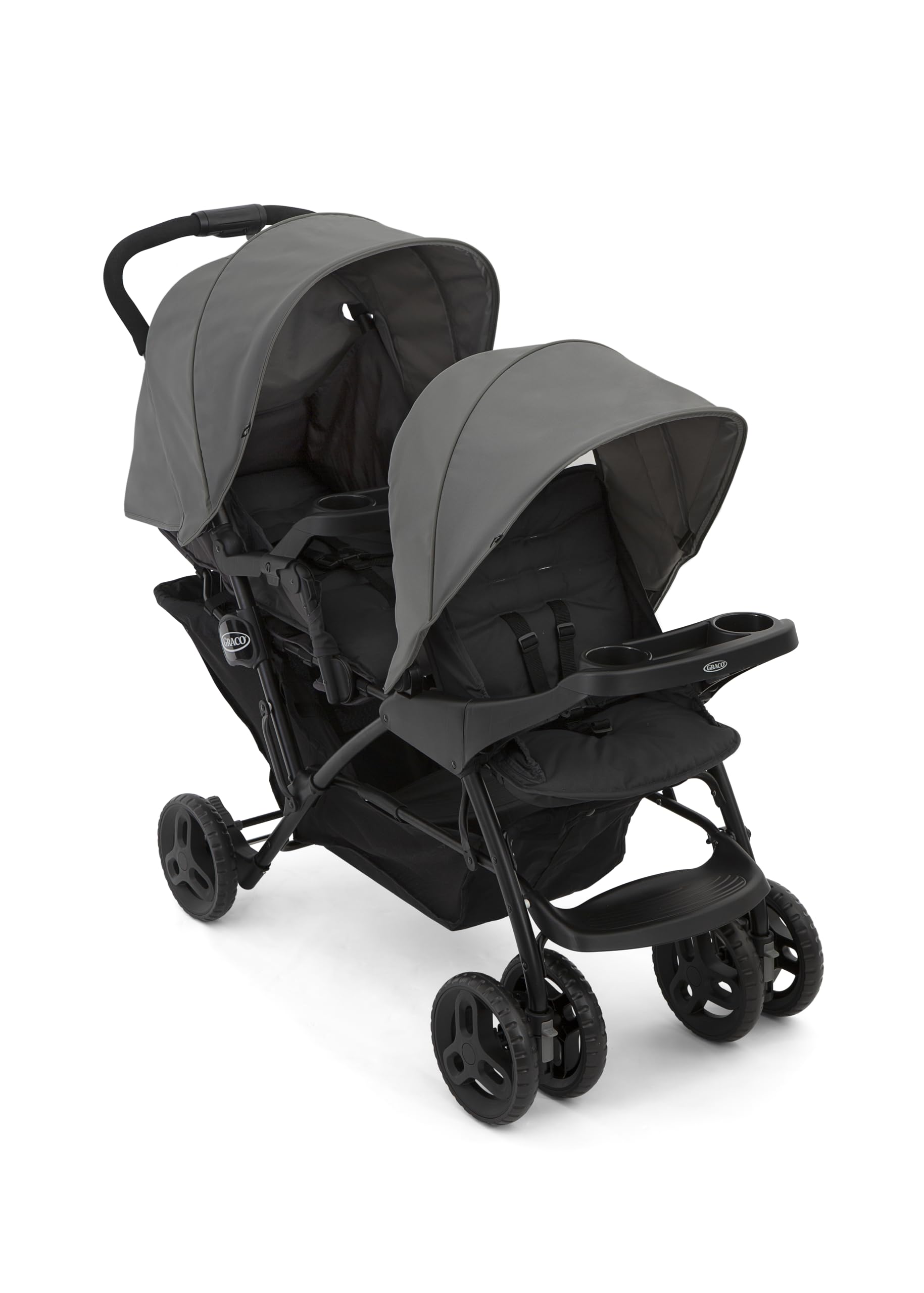 graco-stadium-duo-doppel-kinderwagen-titanium-f-r-2-kinder image 1