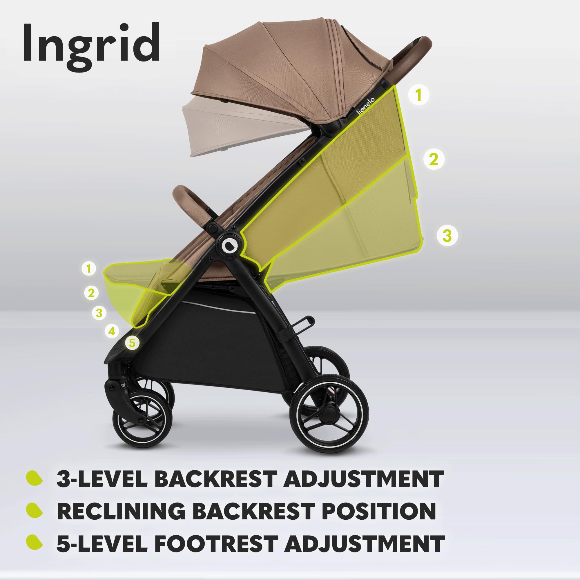 lionelo-ingrid-buggy-beige-sand-bis-22-kg-mit-liegesitz image 4