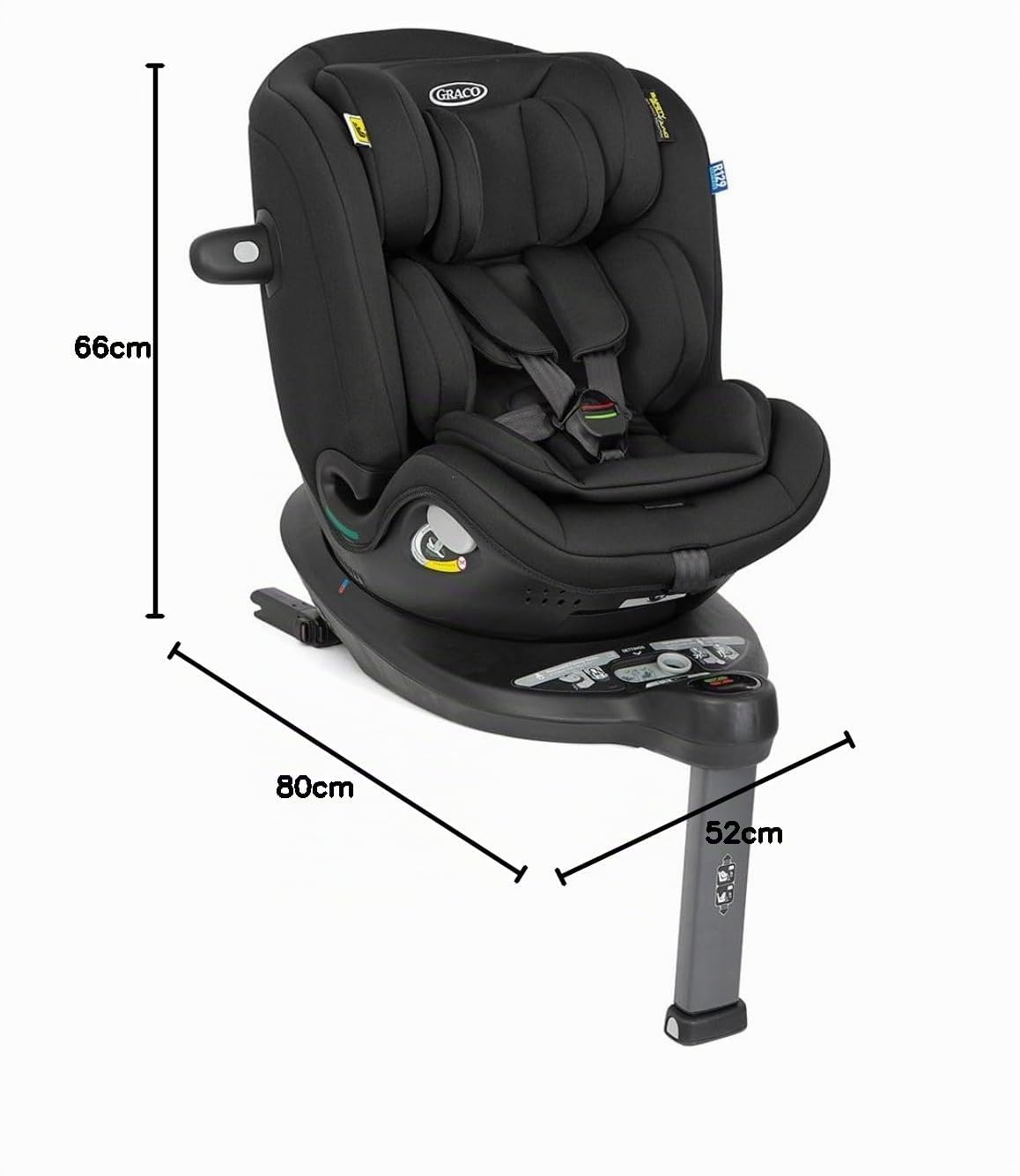 graco-turn2me-grow-i-size-kindersitz-midnight-40-125-cm-360 image 5