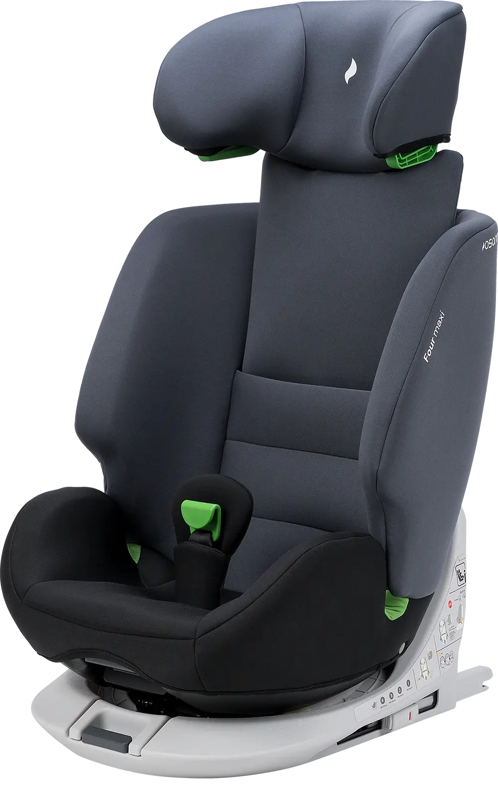 osann-four-maxi-kindersitz-nero-drehbar-180-grad image 4