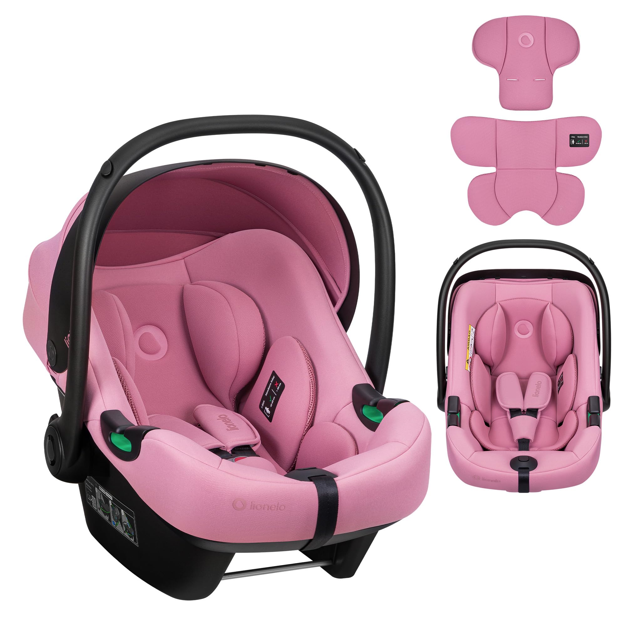 lionelo-astrid-i-size-babyschale-40-87-cm-rosa-koralle image 1