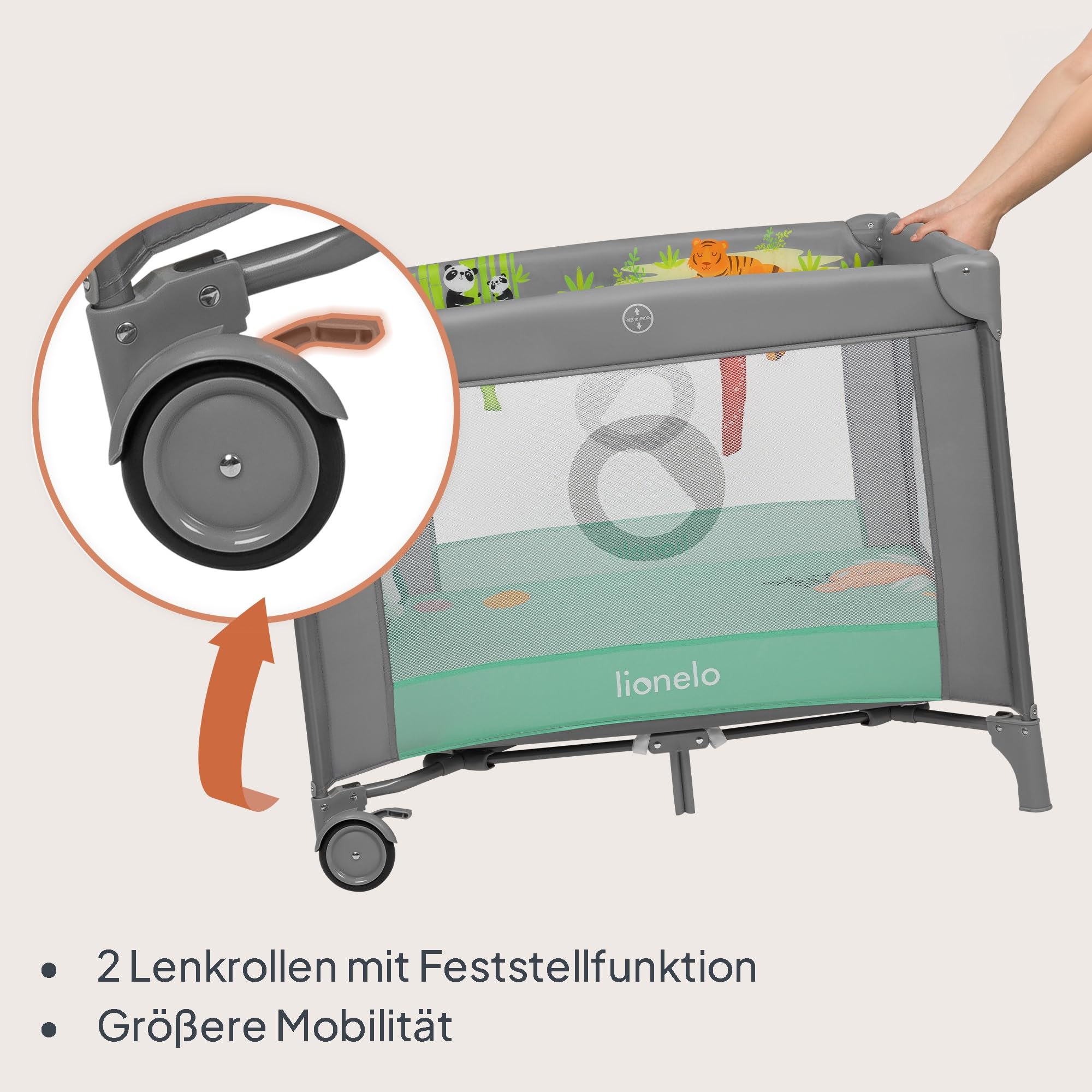lionelo-mille-plus-laufstall-100x100-gr-n-mit-t25-matte image 6