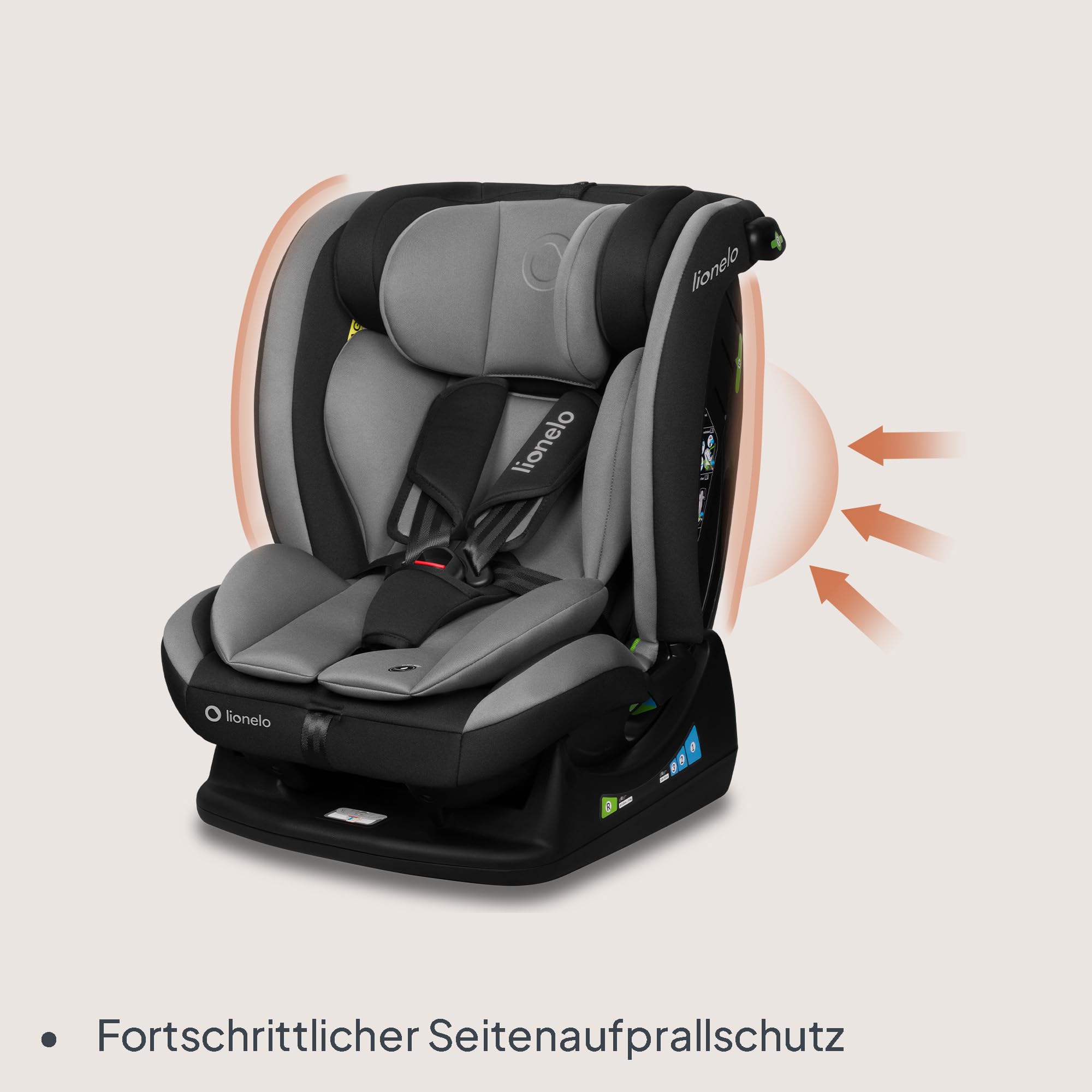 lionelo-aart-i-size-kindersitz-graphite-40-150-cm-0-12-jahre image 7