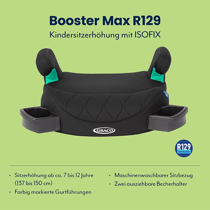 graco-booster-max-r129-sitzerh-hung-midnight-137-150-cm image 7