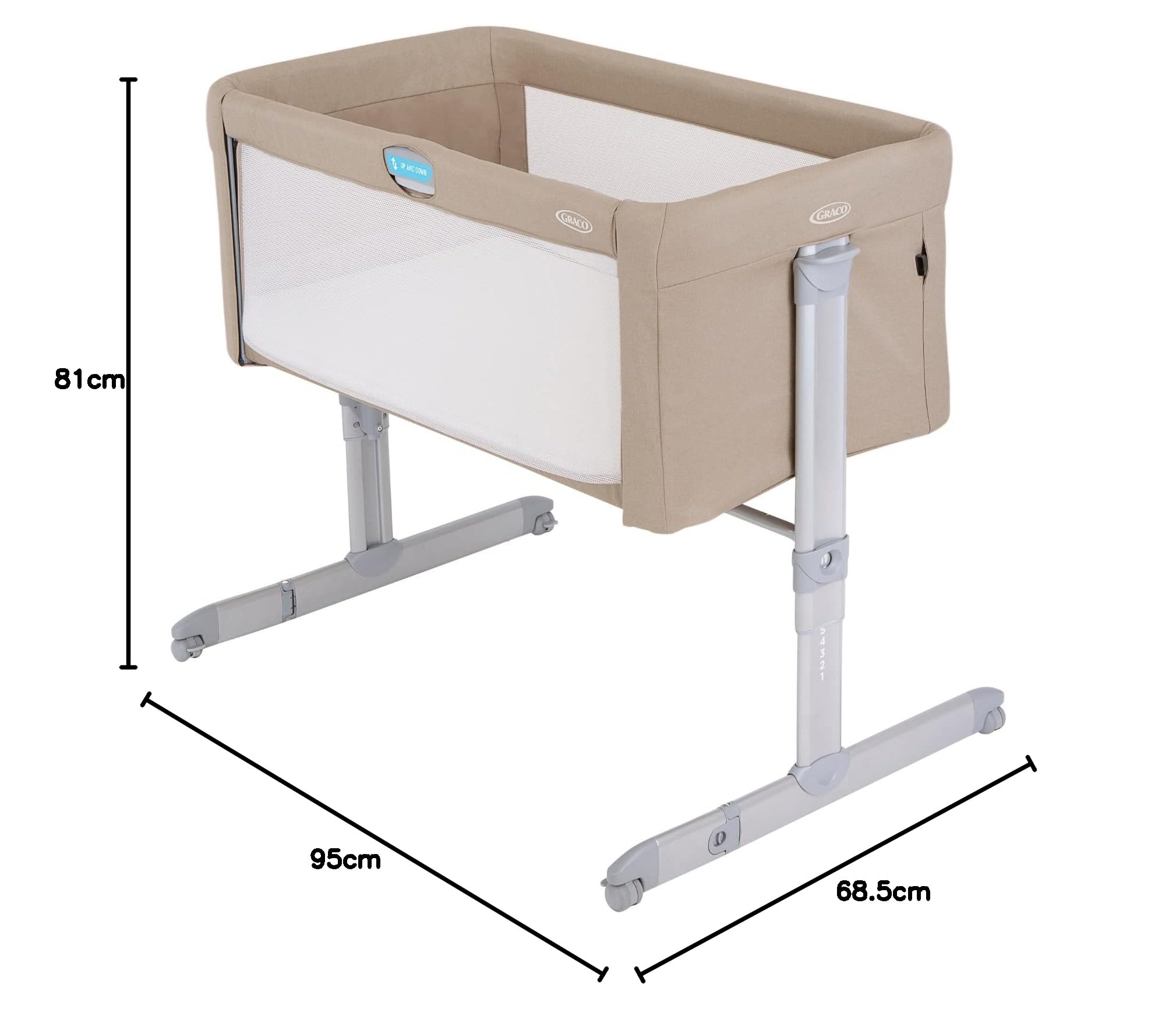 graco-sweet2sleep-beistellbett-hafer-mit-matratze-h-henverstellbar image 4