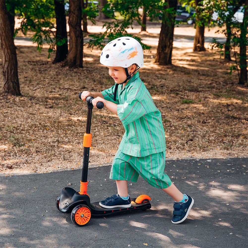 lionelo-timmy-kinderroller-orange-3-r-der-led-bis-50-kg image 2