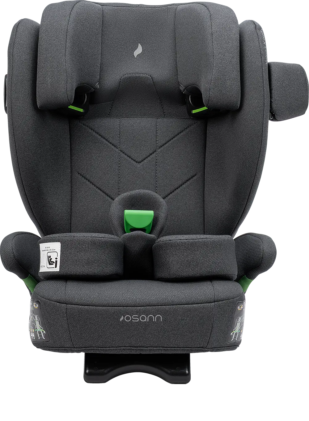 osann-volpo-lx-isofix-kindersitz-dark-grey-100-150-cm image 2