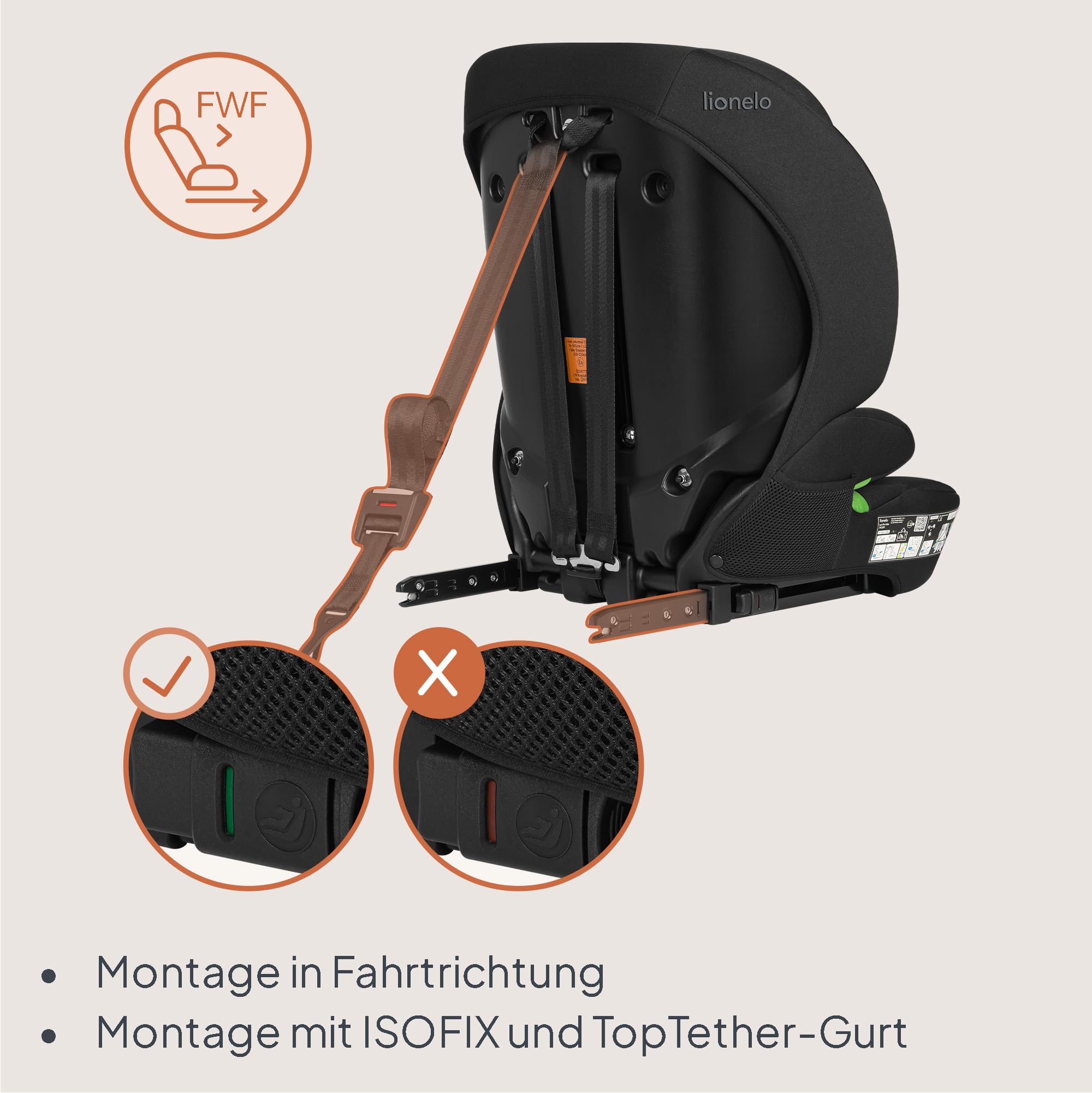 lionelo-levi-fix-kindersitz-schwarz-76-150-cm image 3