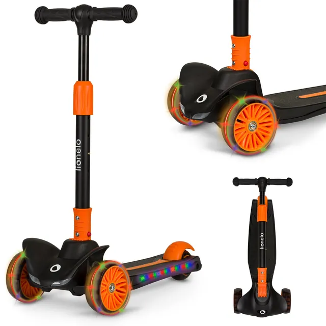 lionelo-timmy-kinderroller-orange-3-r-der-led-bis-50-kg image 1