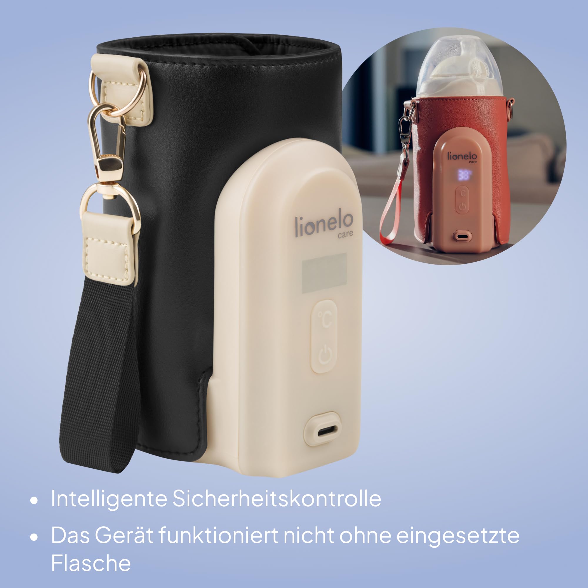 lionelo-thermup-go-evo-flaschenw-rmer-schwarz-gold image 2