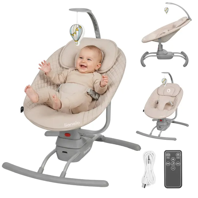 lionelo-rio-babywippe-bis-9-kg-mit-fernbedienung-melodien image 1
