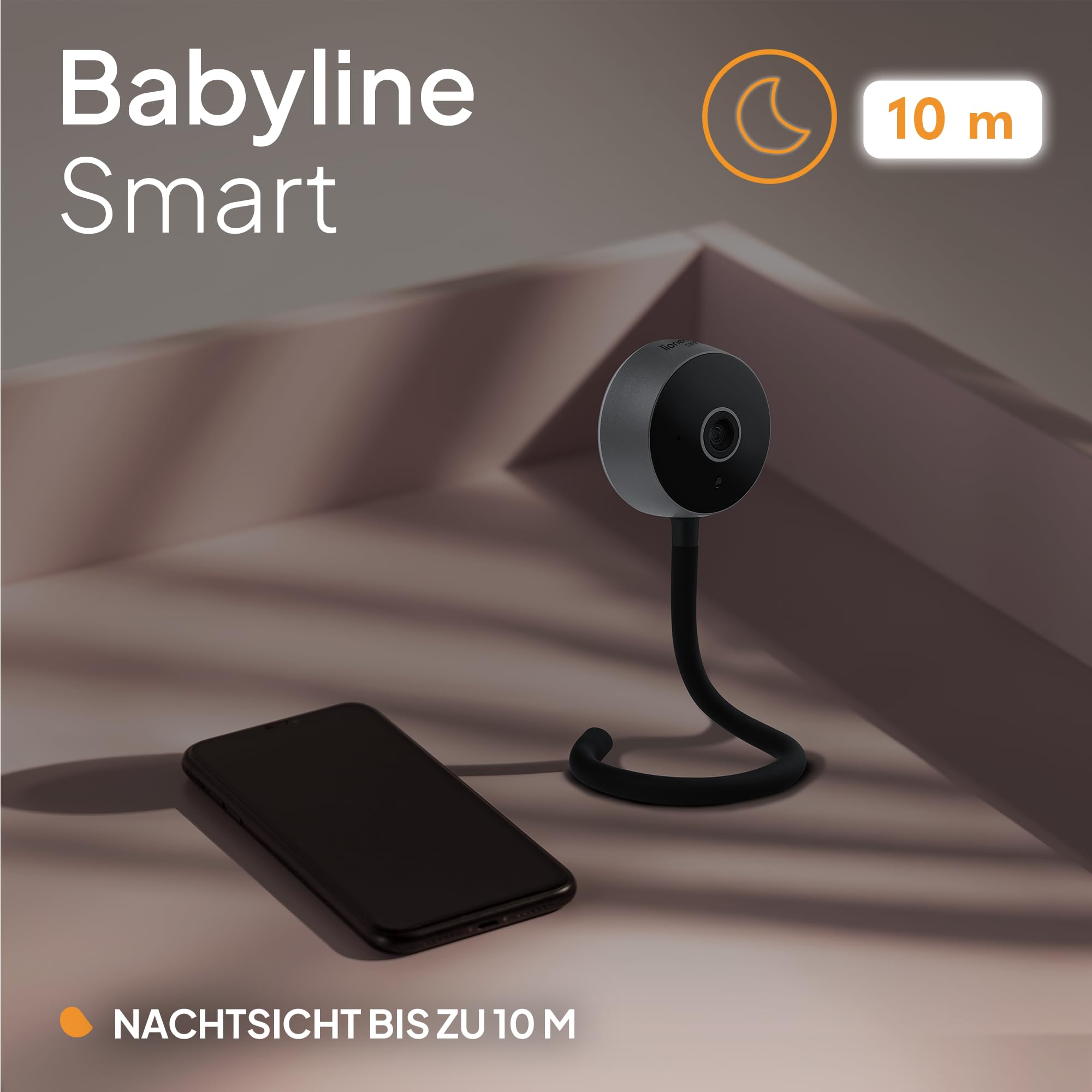 lionelo-babyline-smart-babyphone-wlan-kamera-schwarz-mit-app image 5