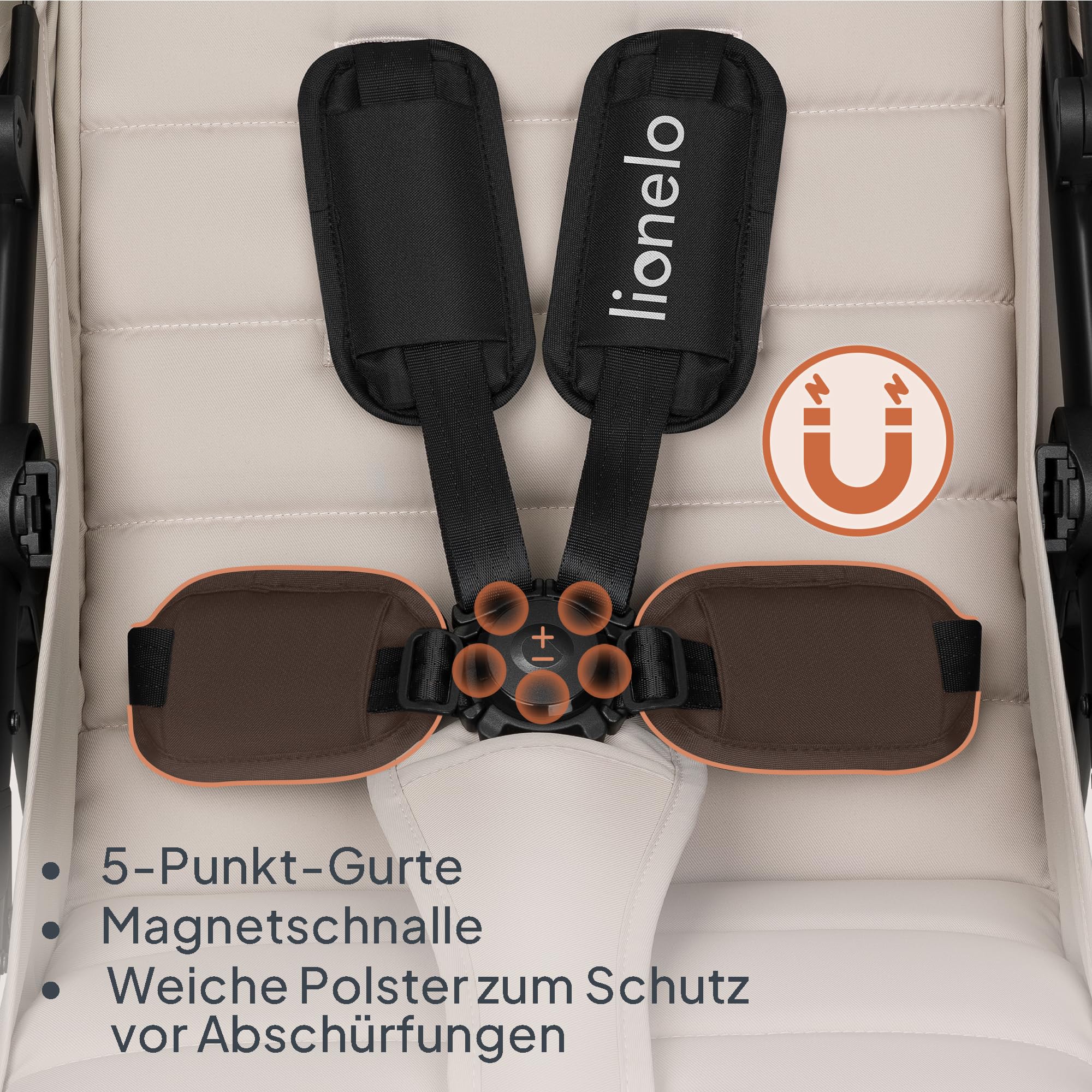 lionelo-iva-buggy-beige-sand-bis-22-kg-mit-xxl-verdeck image 7