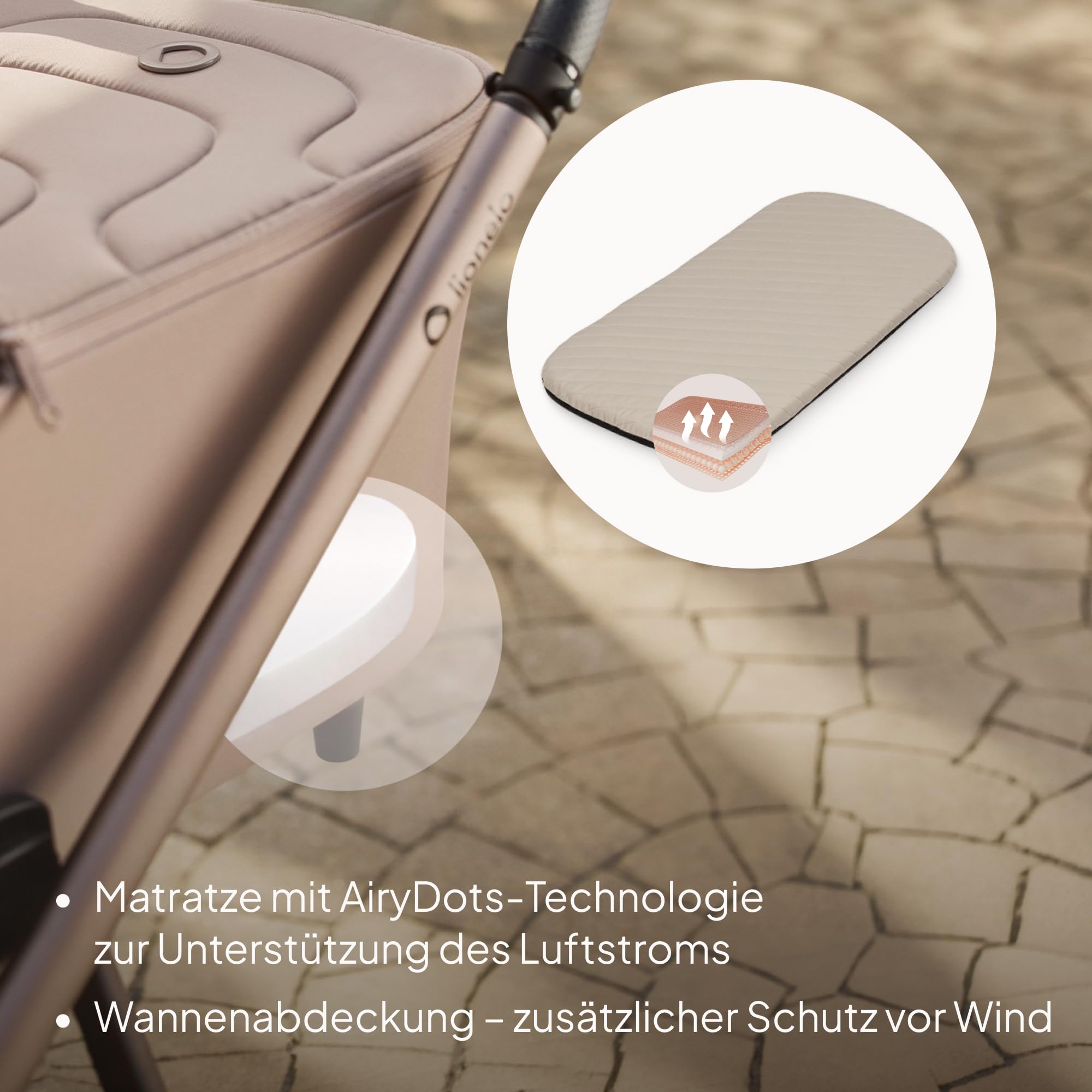 lionelo-layla-carmine-kombikinderwagen-braun-2-in-1 image 6
