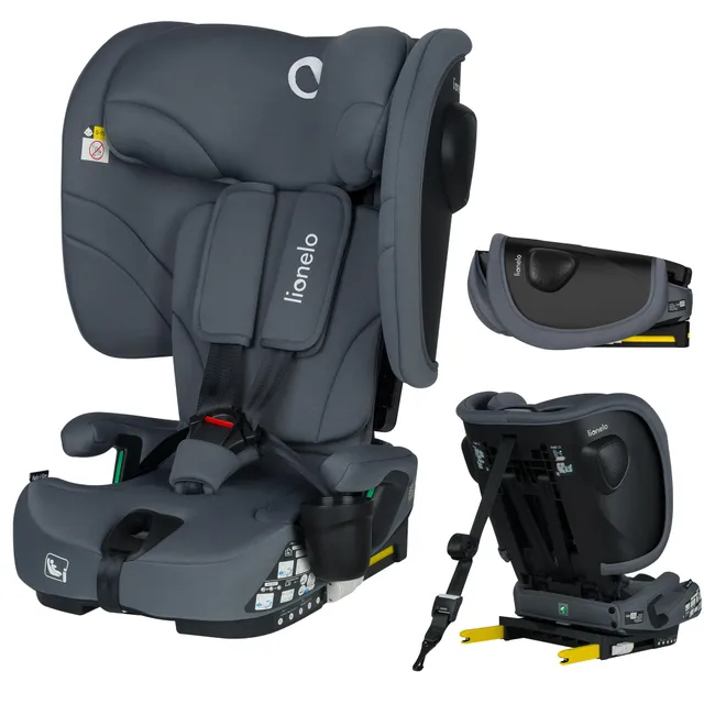 lionelo-nelly-i-size-kindersitz-grau-graphit-76-150-cm image 1