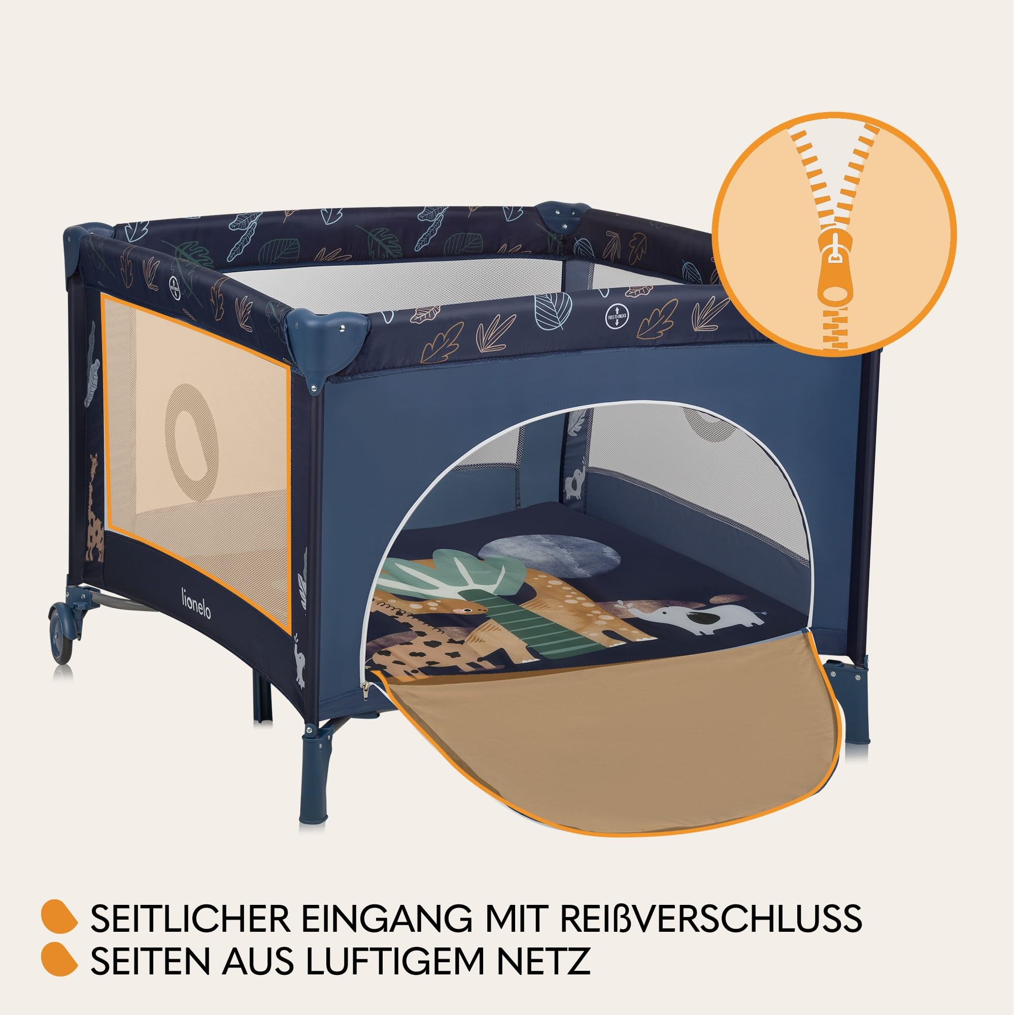 lionelo-bonnie-laufgitter-navyblau-bis-15-kg-mit-matratze image 3