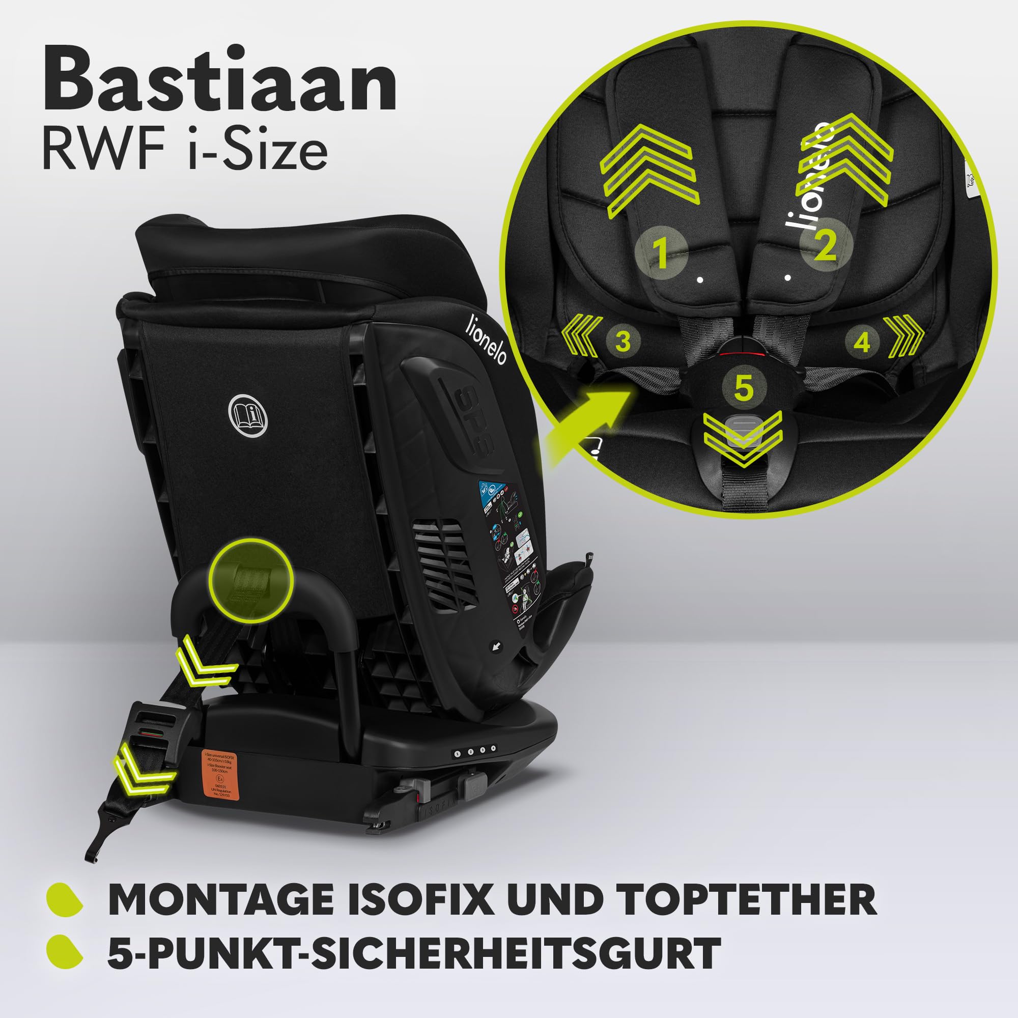 lionelo-bastiaan-kindersitz-schwarz-360-i-size-0-36-kg image 4