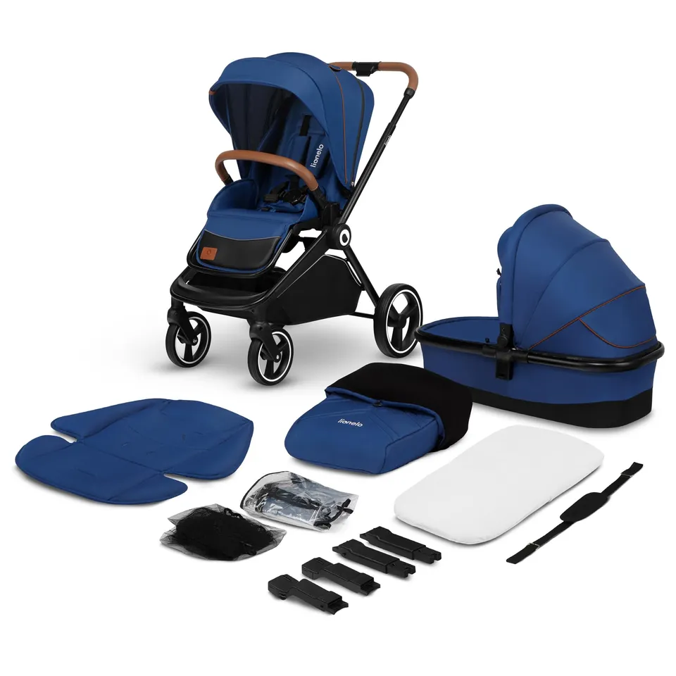 lionelo-mika-2in1-kombikinderwagen-babywanne-liegefunktion image 1