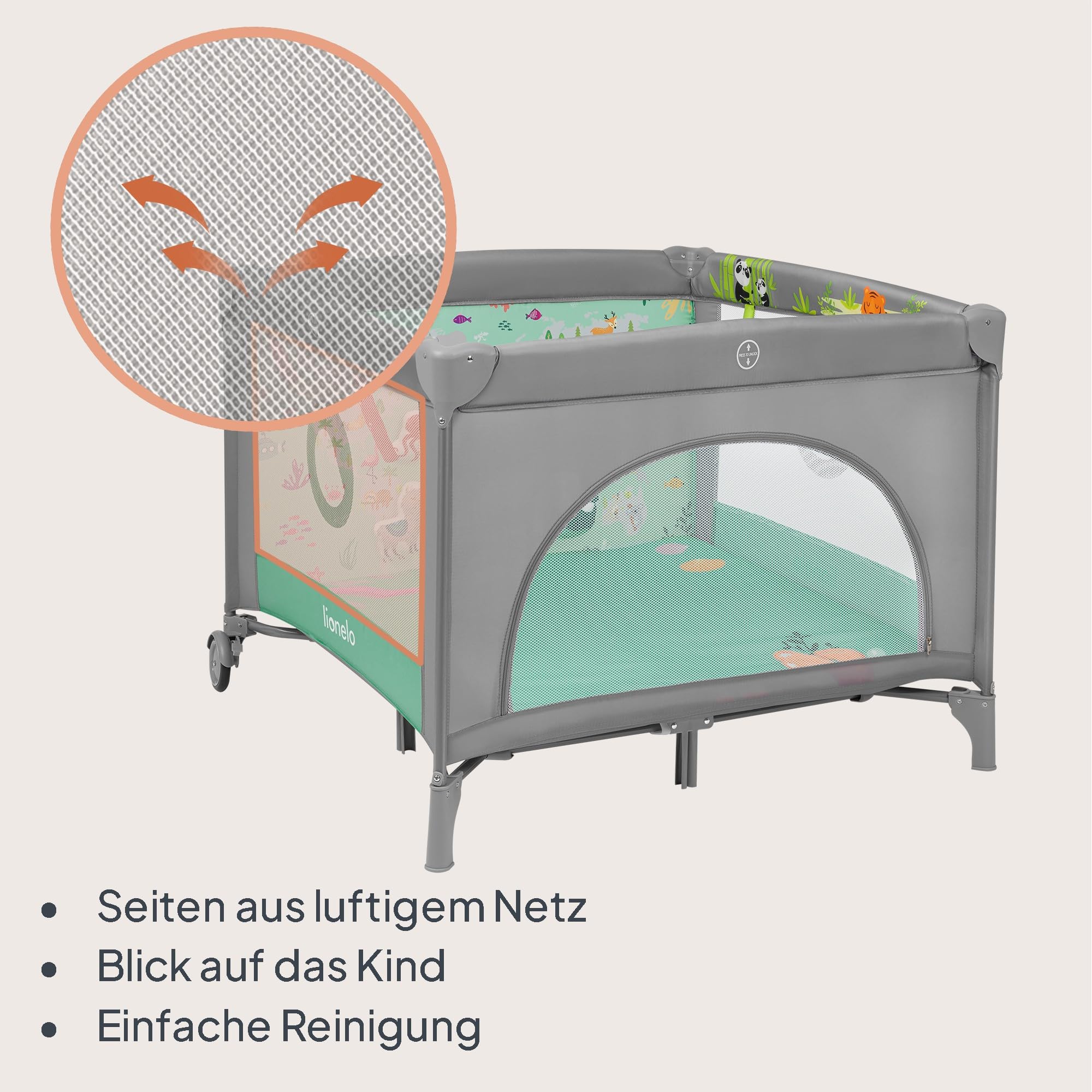 lionelo-mille-plus-laufstall-100x100-gr-n-mit-t25-matte image 7