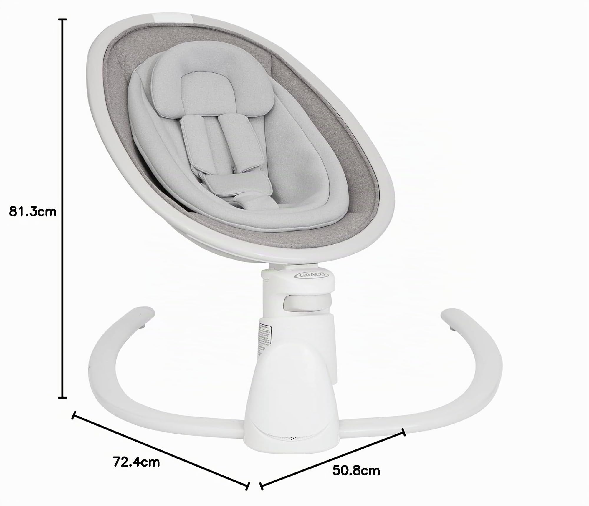 graco-sway-n-grow-3-in-1-babyschaukel-heather-mit-bluetooth image 4