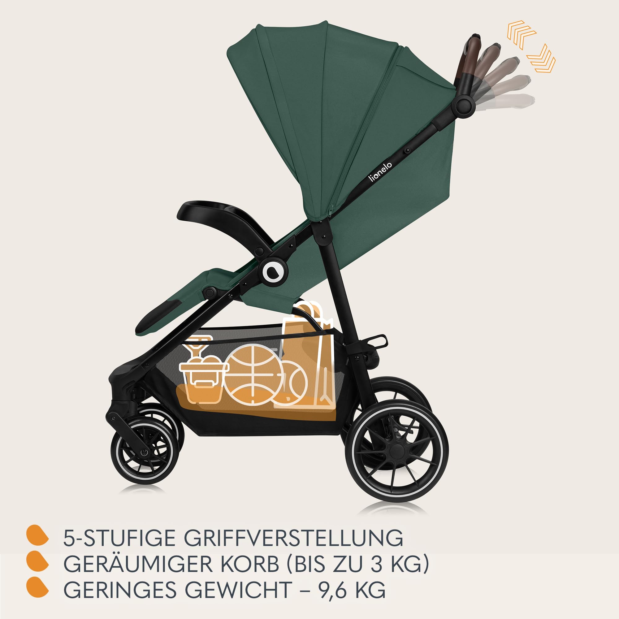 lionelo-emma-one-buggy-gr-ner-wald-bis-22-kg-liegeposition image 6