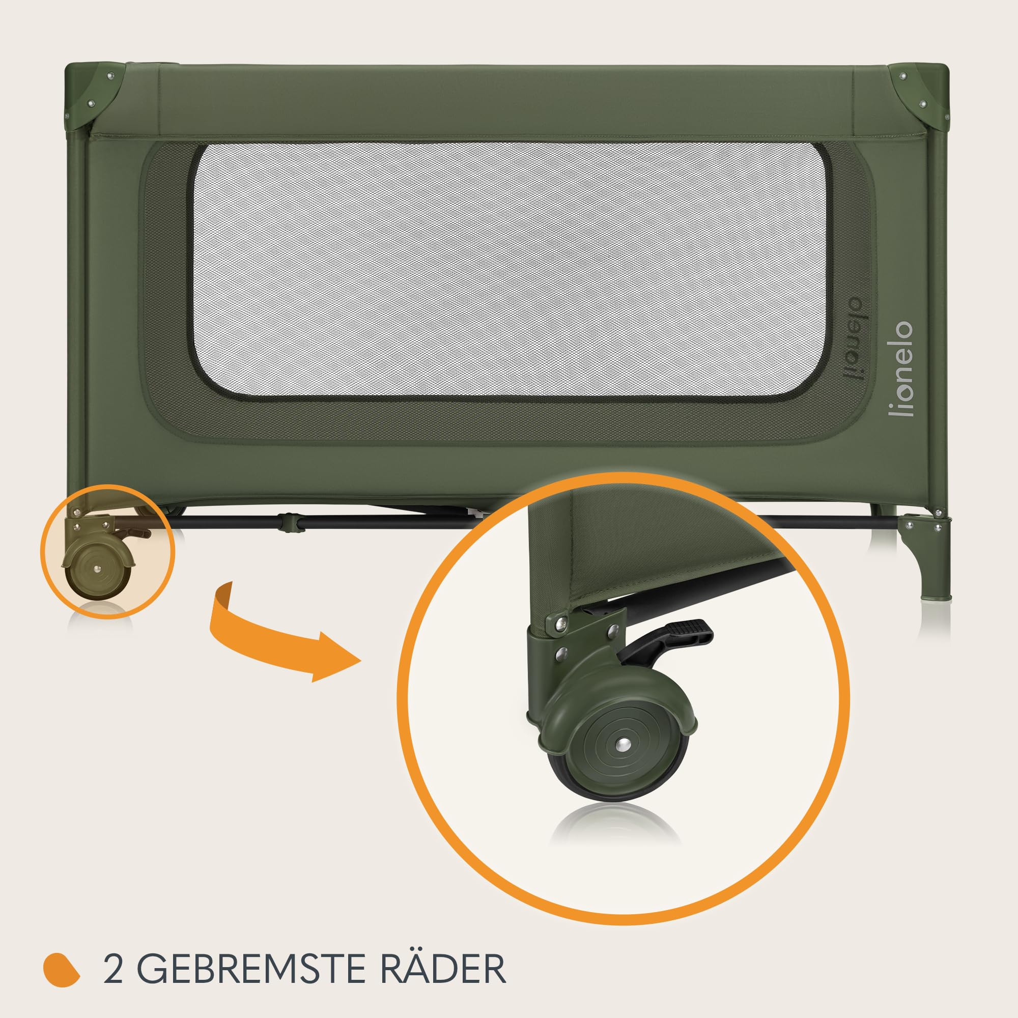 lionelo-sven-easy-fold-reisebett-gr-n-olive-bis-15-kg image 6