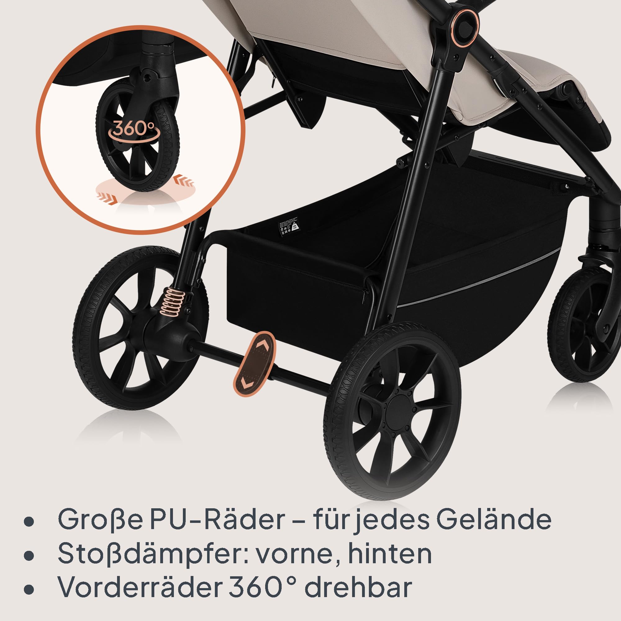 lionelo-iva-buggy-beige-sand-bis-22-kg-mit-xxl-verdeck image 4