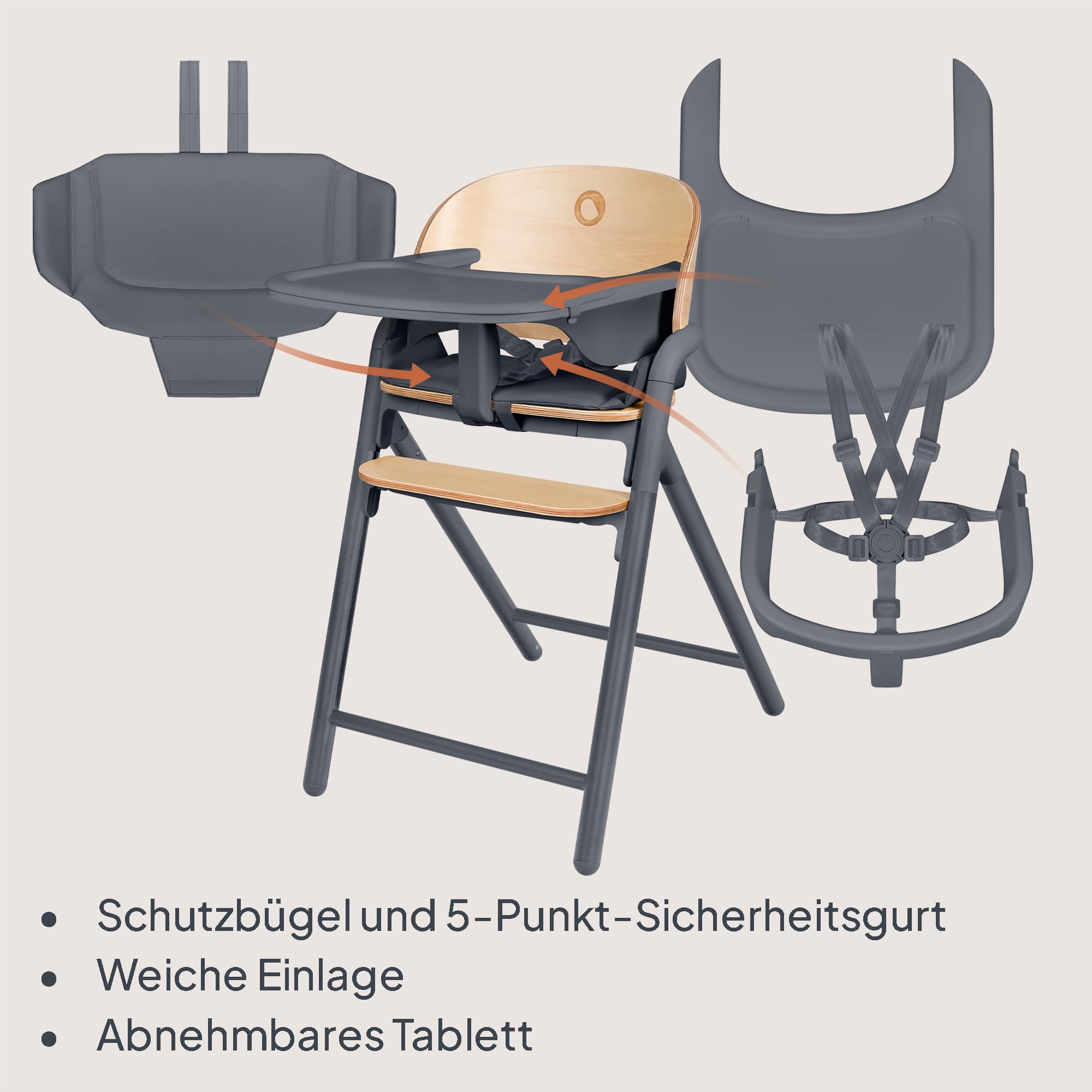 lionelo-celia-holzhochstuhl-grau-holz-bis-110-kg image 5