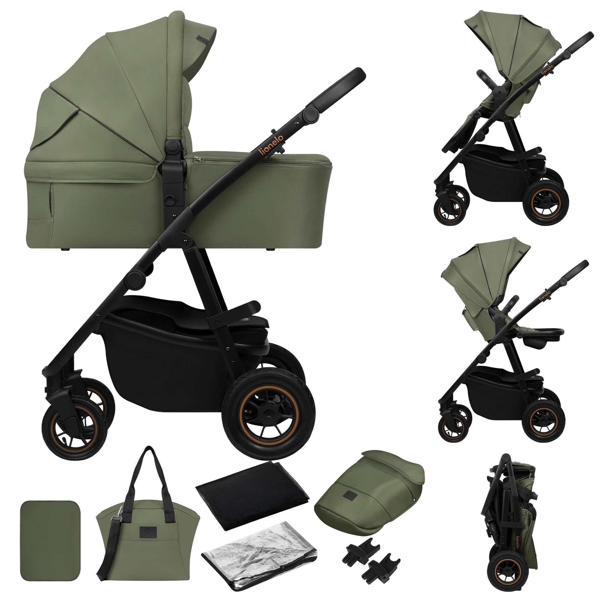 lionelo-amber-plus-2-in-1-buggy-mit-babywanne image 1