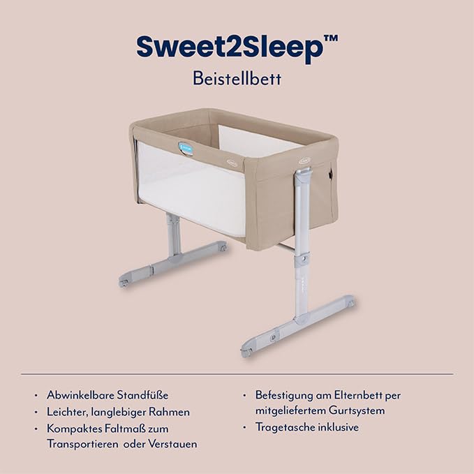 graco-sweet2sleep-beistellbett-hafer-mit-matratze-h-henverstellbar image 6