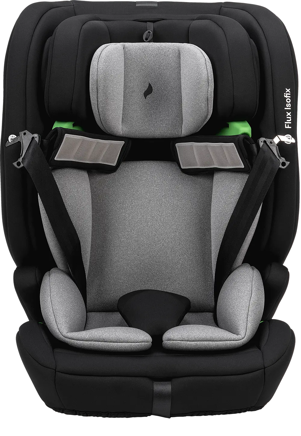 osann-flux-isofix-kindersitz-grey-melange-76-150-cm-5-punkt image 4