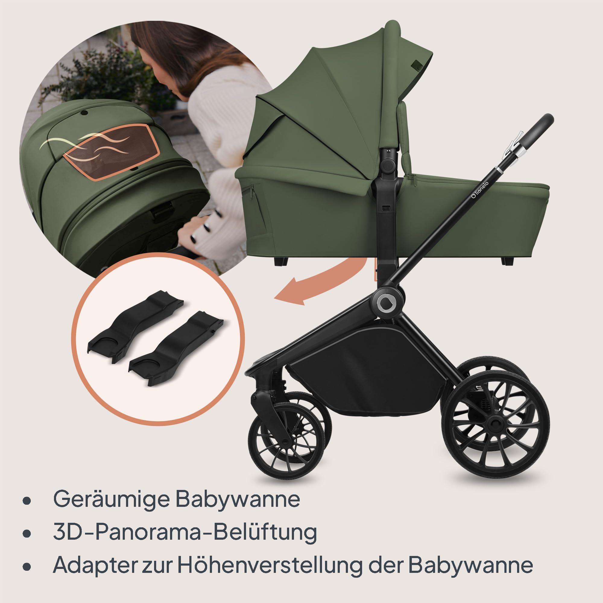 lionelo-mika-plus-2-in-1-buggy-gr-n-babywanne-bis-22-kg image 5
