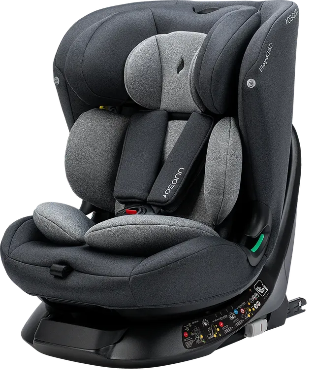 osann-floyd360-kindersitz-drehbar-mit-top-tether-black image 1