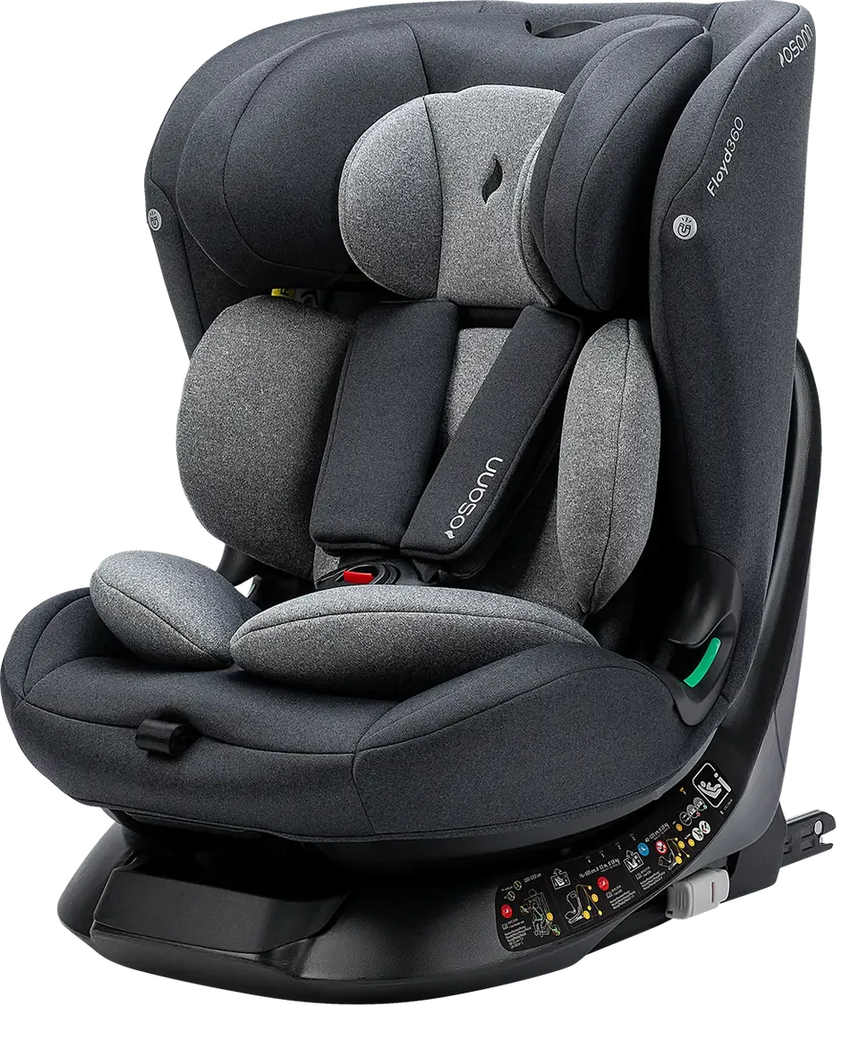 osann-floyd360-kindersitz-drehbar-mit-top-tether-black image 1