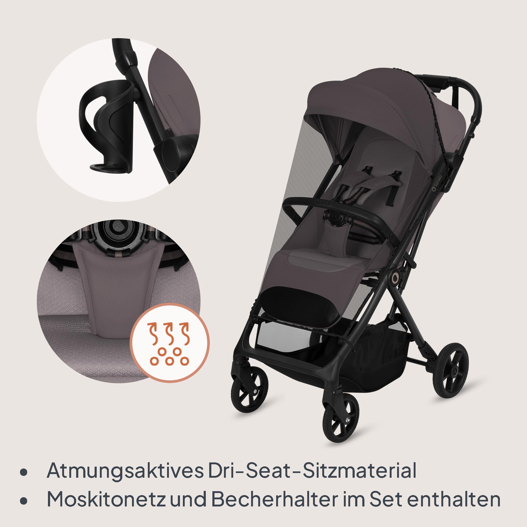 lionelo-tansi-reisebuggy-beige-taupe-bis-22-kg-liegend image 8