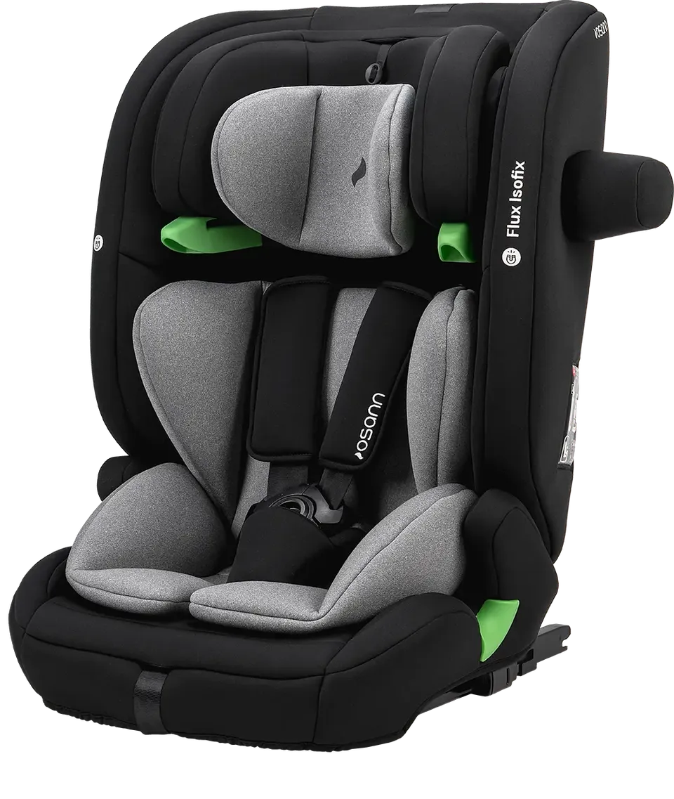 osann-flux-isofix-kindersitz-grey-melange-76-150-cm-5-punkt image 1