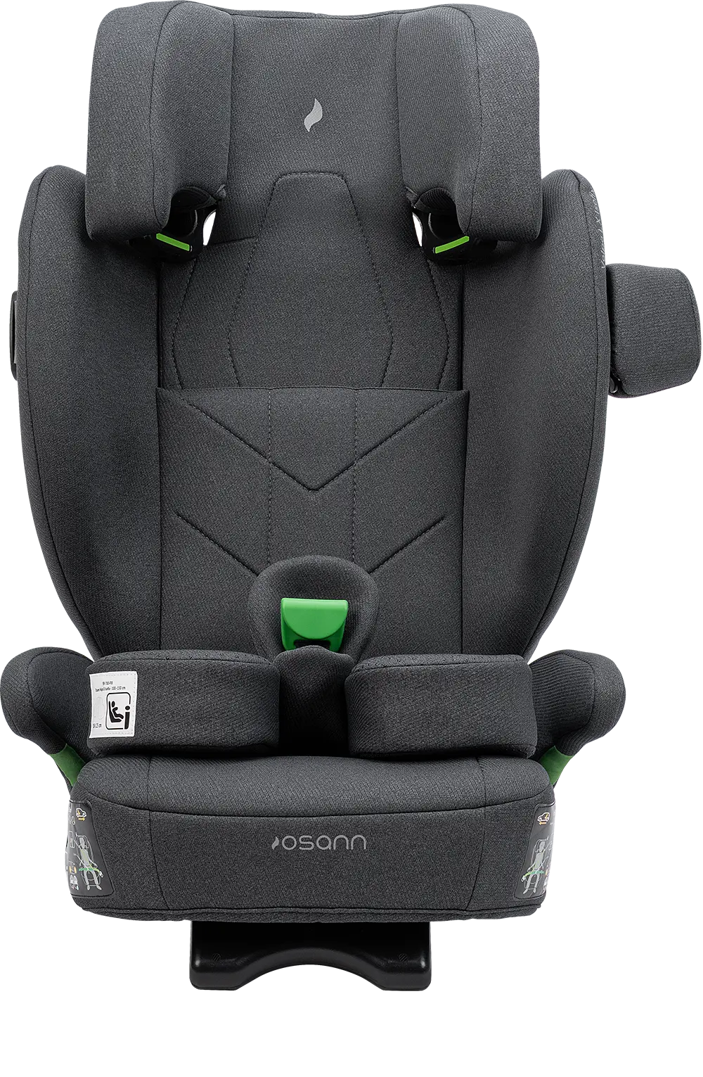 osann-volpo-lx-isofix-kindersitz-dark-grey-100-150-cm image 5