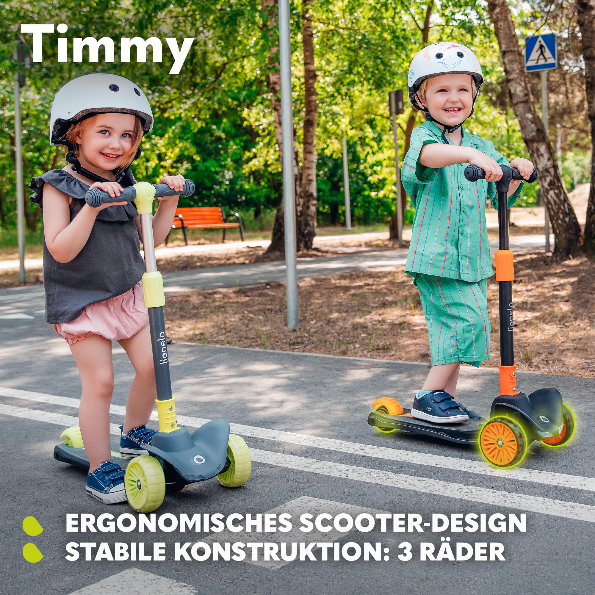 lionelo-timmy-kinderroller-orange-3-r-der-led-bis-50-kg image 7