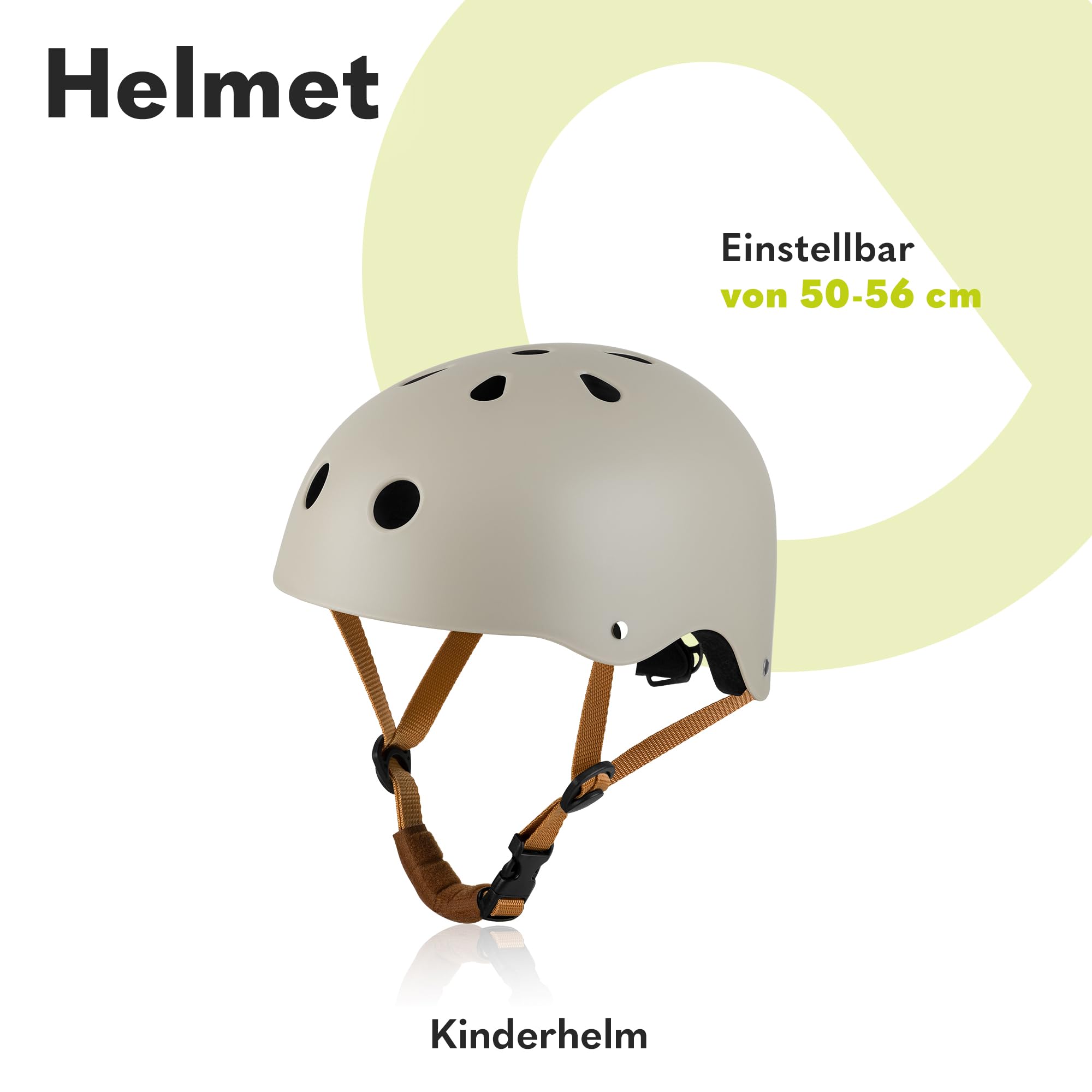 lionelo-luca-kinderhelm-fahrrad-beige-50-56-cm-mit-kinnschutz image 2