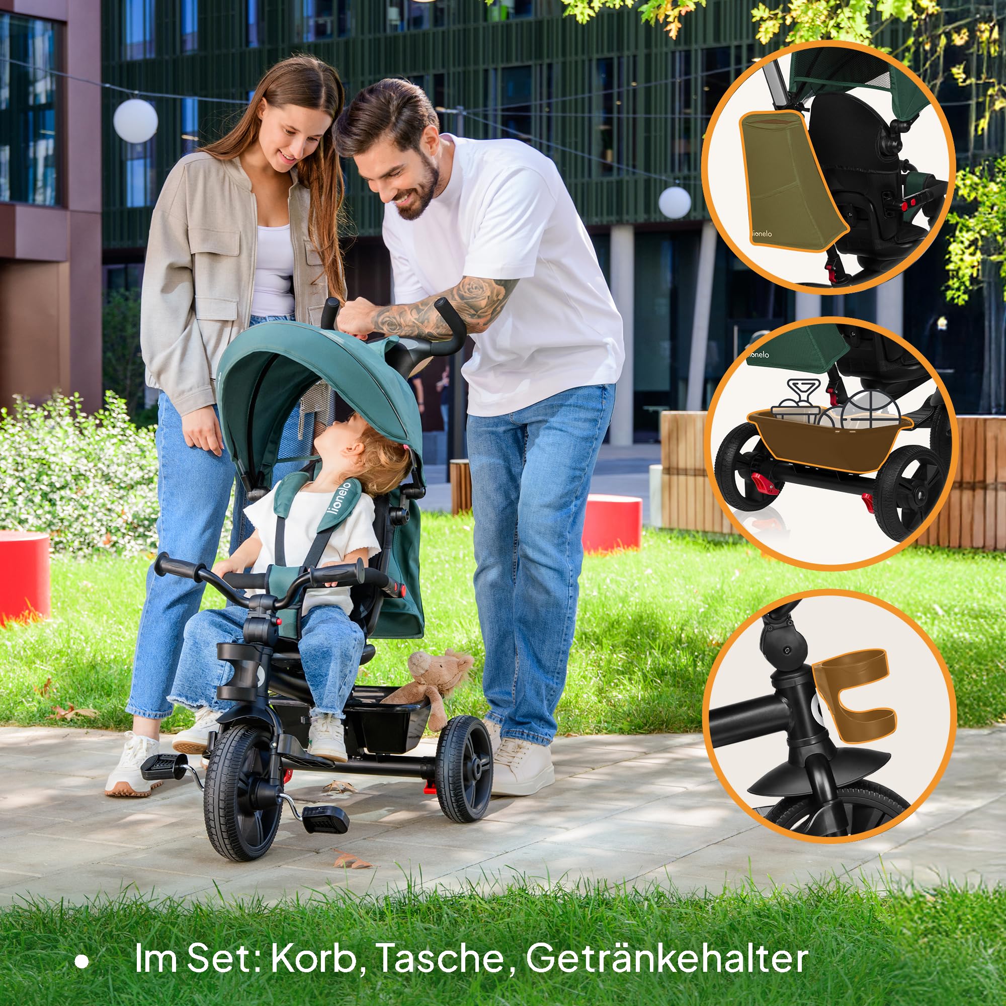lionelo-haari-2in1-dreirad-smaragd-mit-schubstange image 6