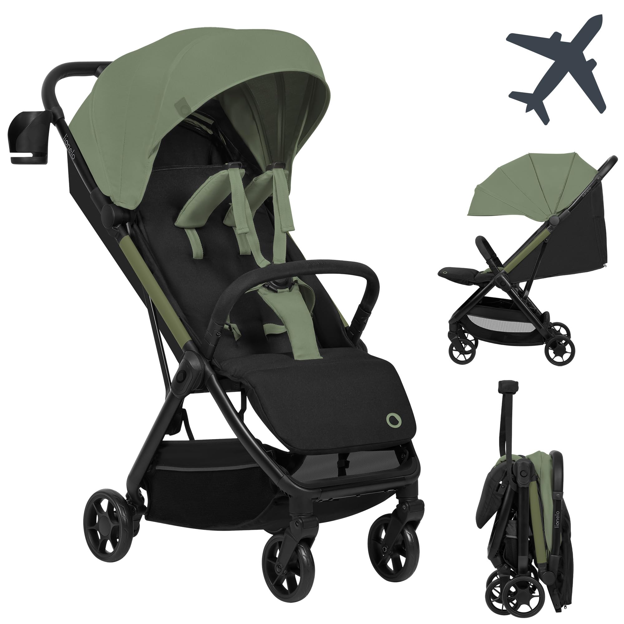 lionelo-julie-air-buggy-gr-n-bis-22-kg-klappbar image 1