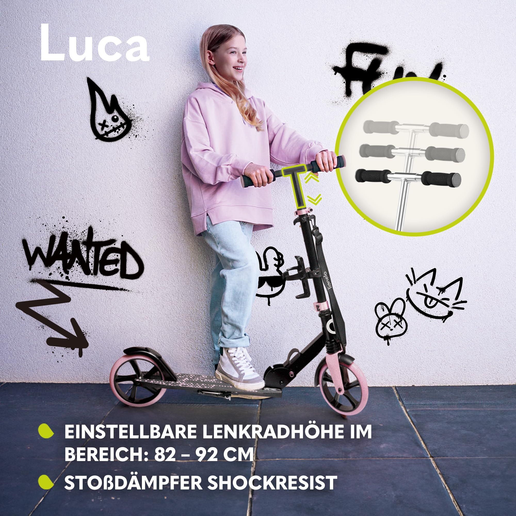 lionelo-luca-tretroller-schwarz-klappbar-100-kg-200-mm image 5