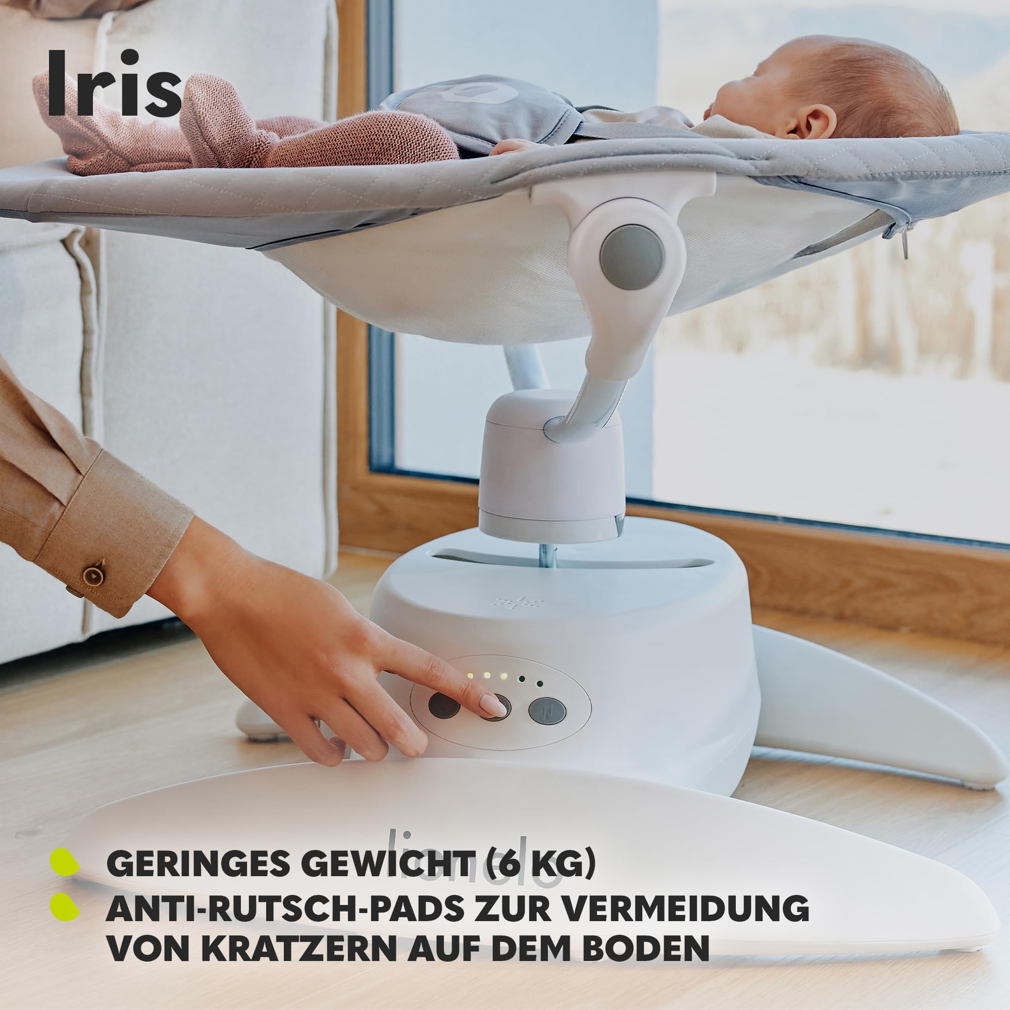 lionelo-iris-babywippe-beige-elektrisch-360-bis-9-kg image 8