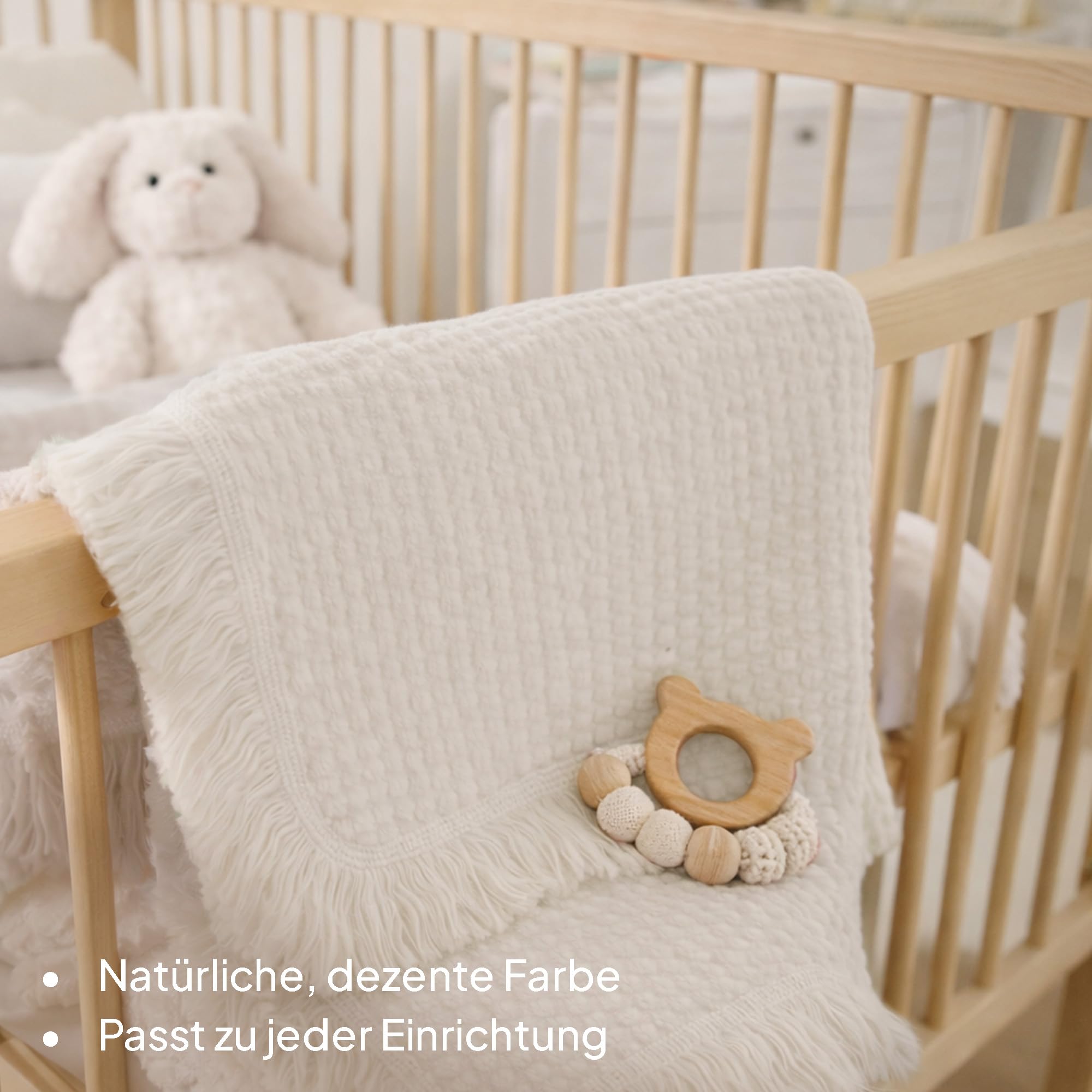 lionelo-berry-musselindecke-baby-70x100-cream-baumwolle image 8