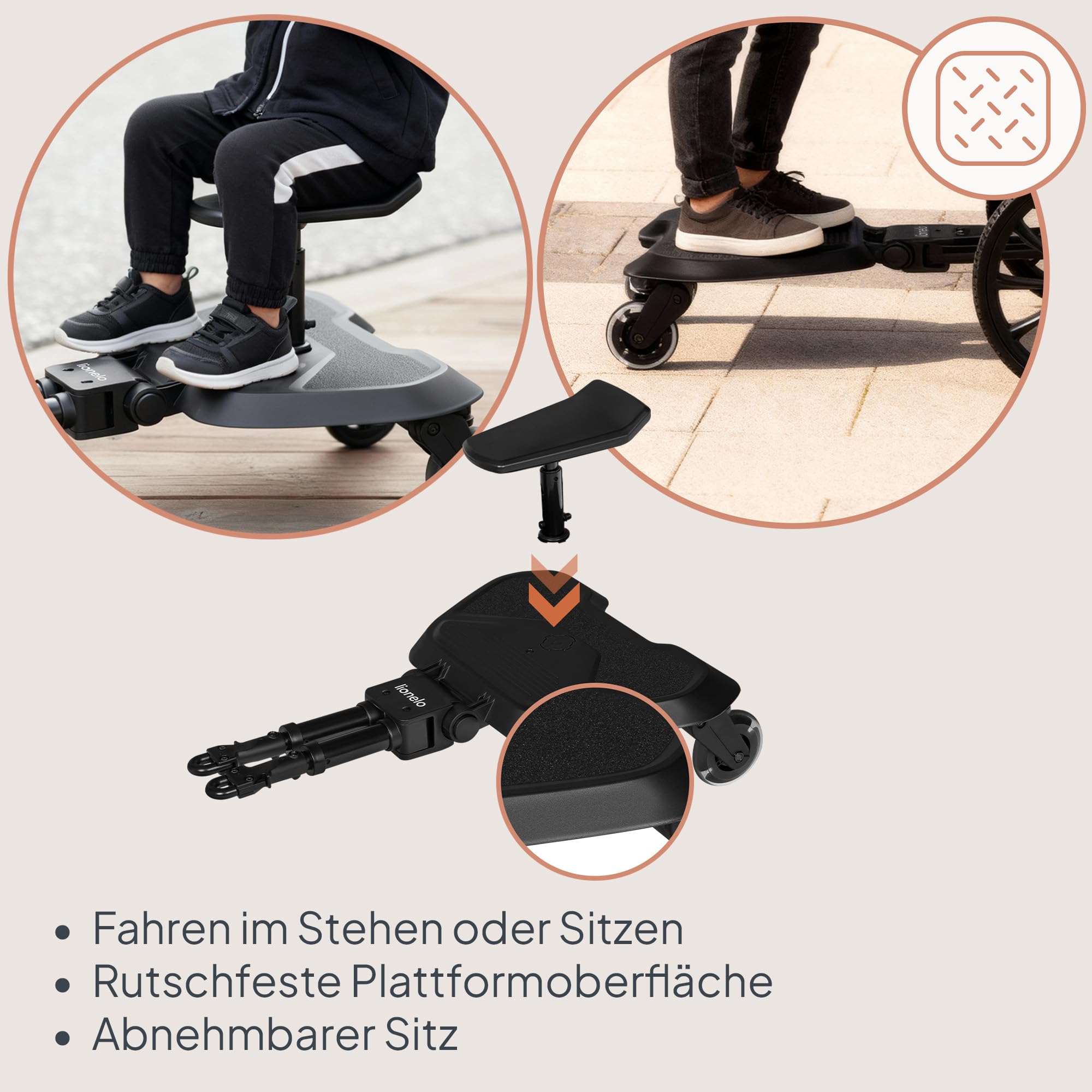 lionelo-mika-buggy-board-2in1-mitfahrbrett-mit-sitz-bis-25-kg image 5
