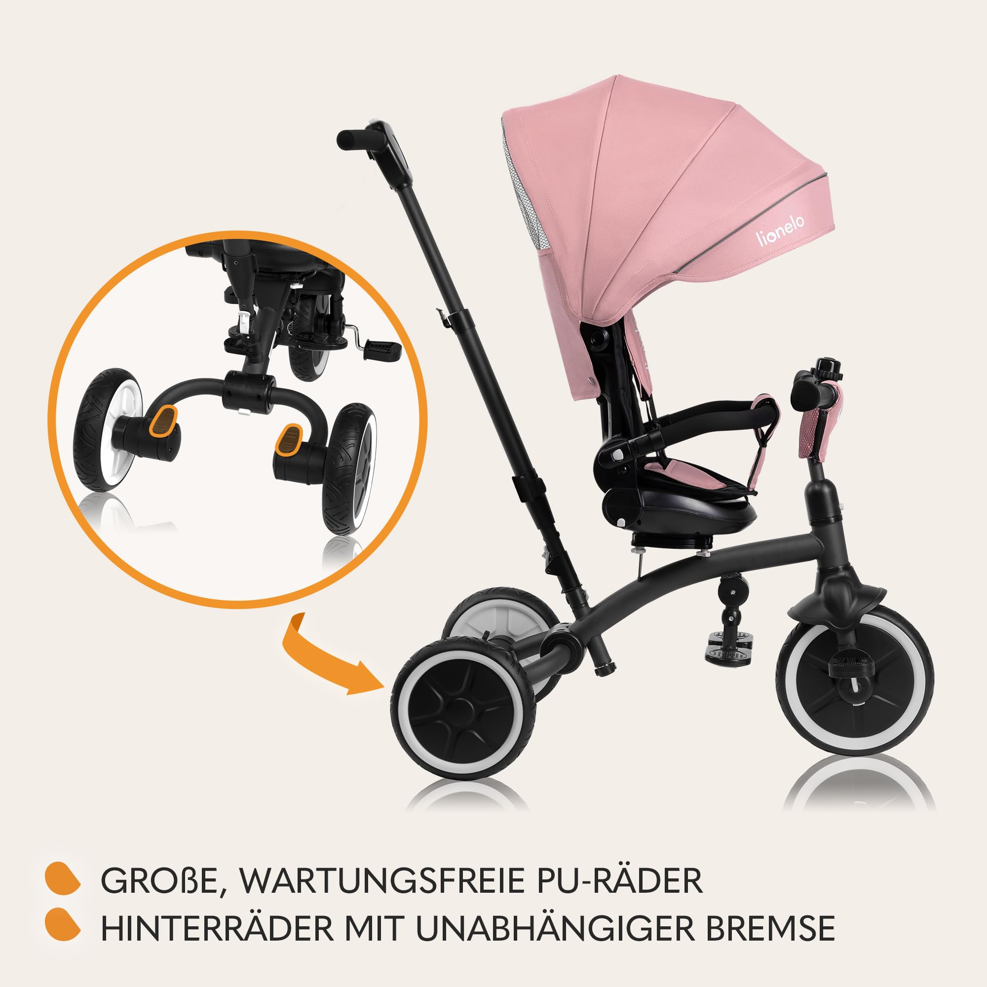 lionelo-tris-plus-dreirad-pink-rosa-9-monate-bis-5-jahre image 3