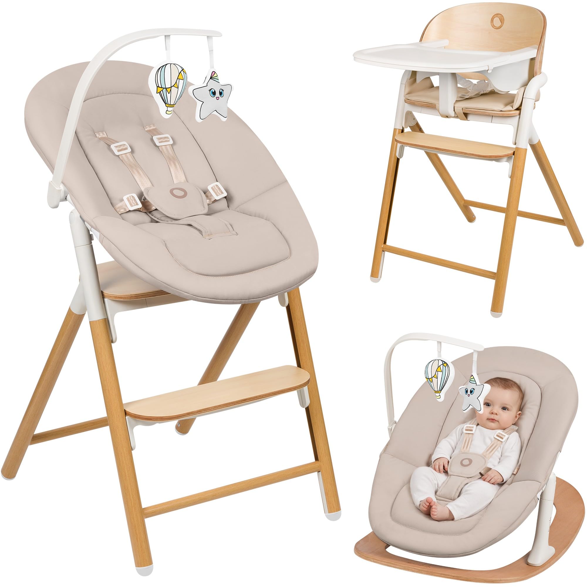 lionelo-celia-set-hochstuhl-baby-buchenholz-mitwachsend image 1