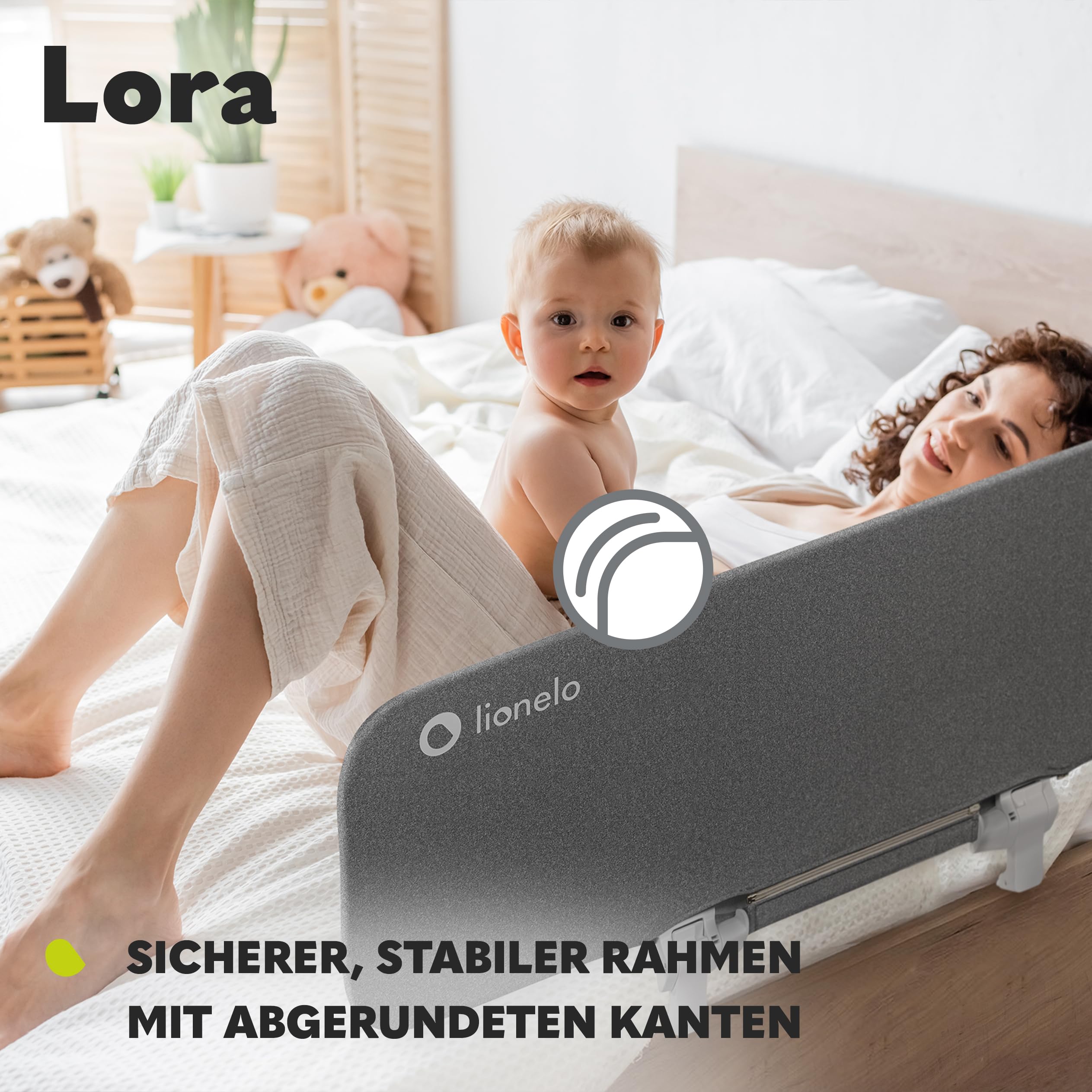 lionelo-lora-bettschutzgitter-grau-45x105-cm-faltbar image 3