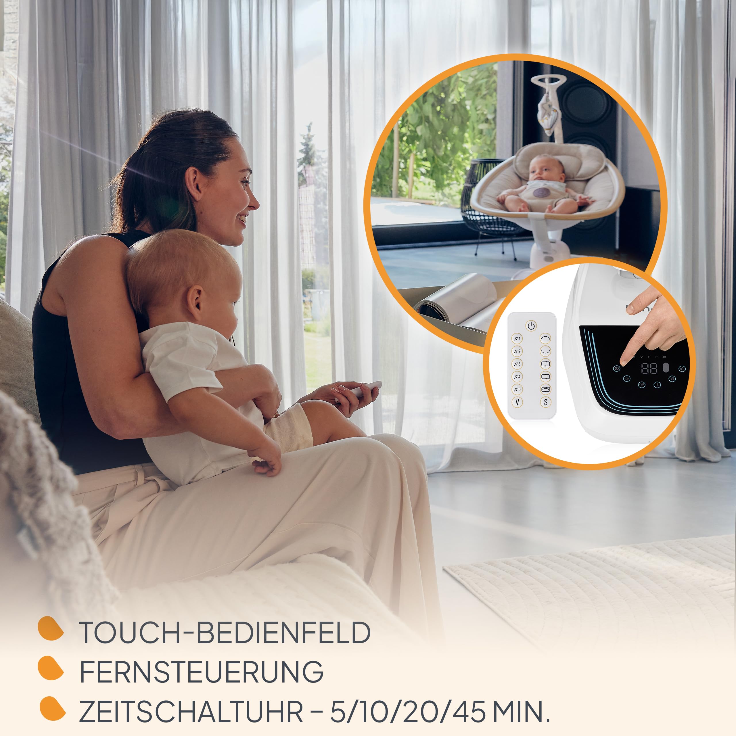 lionelo-olivia-elektrische-babywippe-bis-9-kg-mit-musik image 8